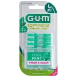 GUM Soft-Picks Comfort Flex Cool Mint L – 40 brossettes interdentaires